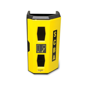 Allegro HI-VIZ Heavy Duty SCBA Wall Case-Yellow