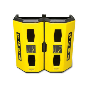 Allegro HI-VIZ Heavy Duty SCBA Wall Case Dual