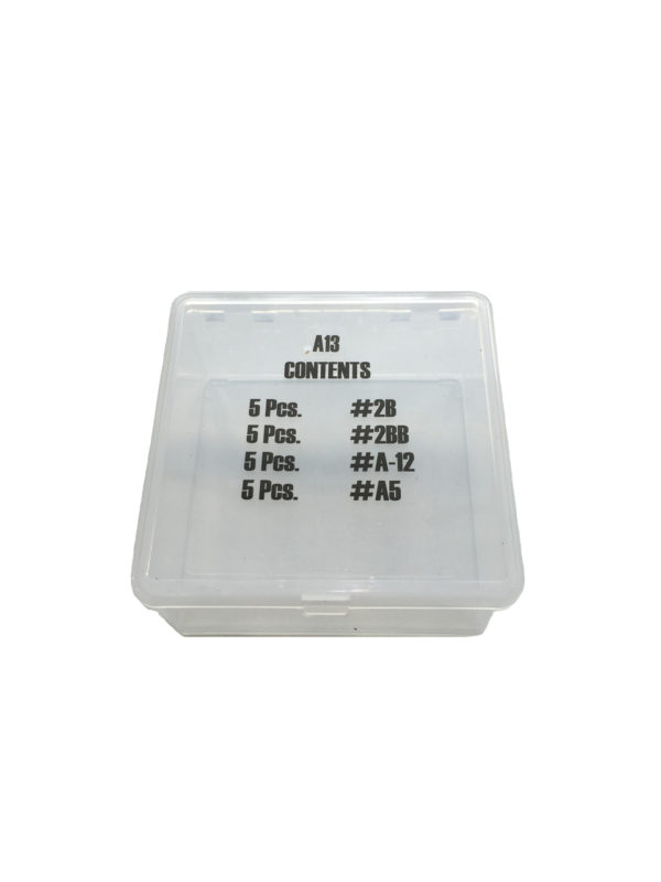 Plastic Box for Small “Fiber” Gaskets.