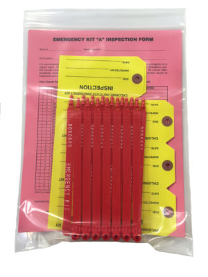 Emergency Kit A Railroad Car Seals, Tags and Sheets