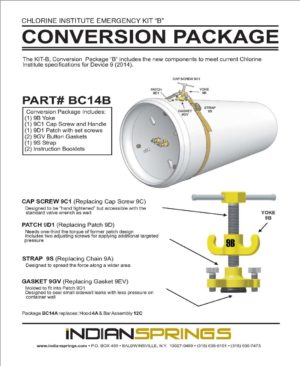 Chlorine Institute Emergency Kit B Conversion Package Literature