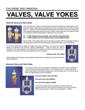Chlorine and Ammonia Valves, Valve Yokes Literature