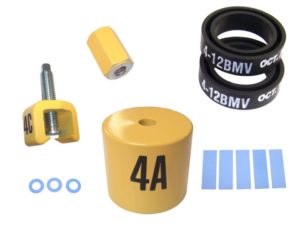 DEVICE4 contains all the items to contain leaks in and around the ton container fuse plug for Device 4