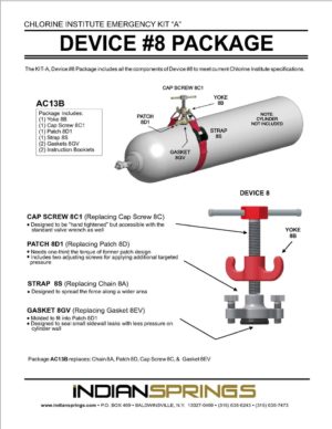 Chlorine Institute Emergency Kit A Device #8 Package Literature
