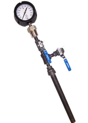 Chlorine Tank Car 1” Angle Valve Pressure Gauge Device with Hastalloy C Diaghragm filled with Halocarbon