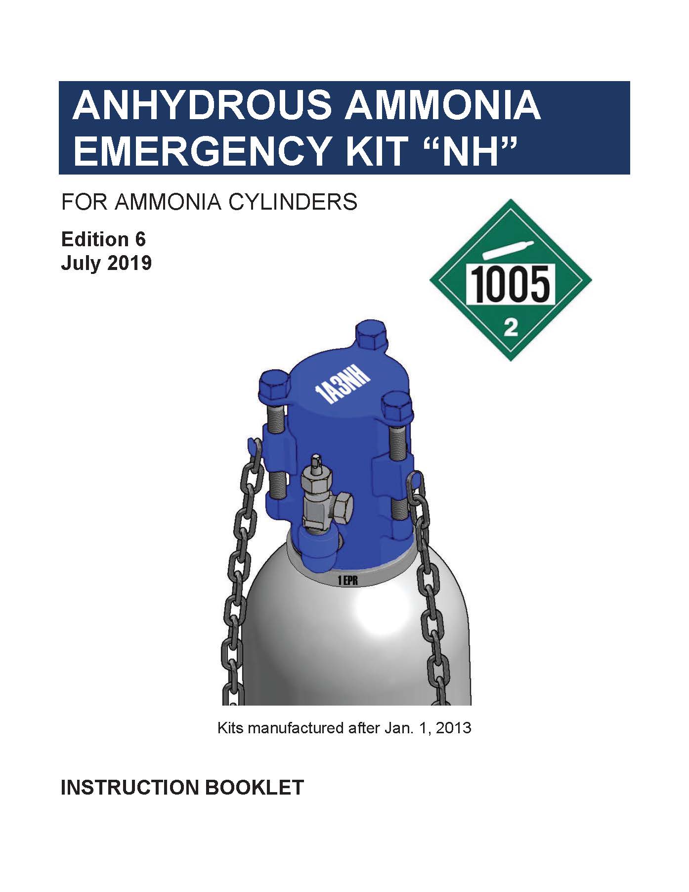 IANH Ammonia Kit Instruction Booklet Indian Springs Indian Springs